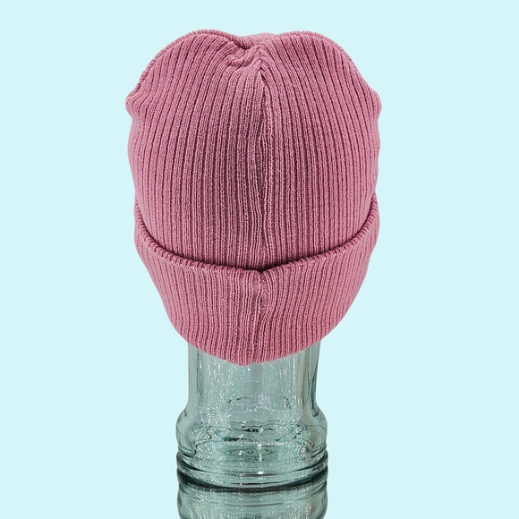 Stitch & Angel Hat Beanie Blue & Pink Cuffed Knit Lilo & Stitch Bioworld Gift - Picture 12 of 13